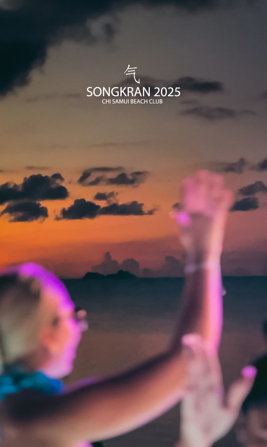 Songkran 2025 — sunset over the beachfront